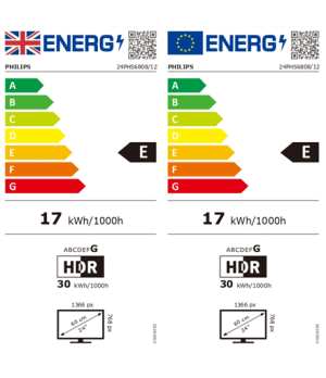 Philips | 24PHS6808/12 | 24" (60 cm) | Smart TV | HD