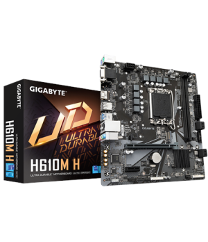 Gigabyte | H610M H 1.0 | Processor family Intel | Processor socket  LGA1700 | DDR5 DIMM | Memory slots 2 | Supported hard disk d