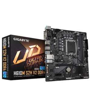 Gigabyte | H610M S2H V2 DDR4 | Processor family Intel | Processor socket  LGA1700 | DDR4 DIMM | Memory slots 2 | Supported hard 