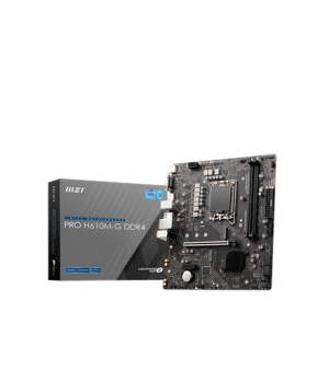 MSI | PRO H610M-G DDR4 | Processor family Intel | Processor socket  LGA1700 | DDR4 DIMM | Memory slots 2 | Supported hard disk d