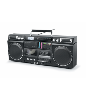 Muse | Ghetto Blasters | M-380 GB | AUX in | Bluetooth | Cassette deck | CD player | Black