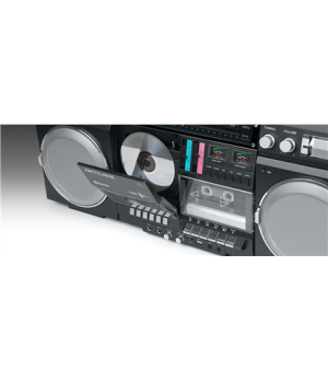 Muse | Ghetto Blasters | M-380 GB | AUX in | Bluetooth | Cassette deck | CD player | Black