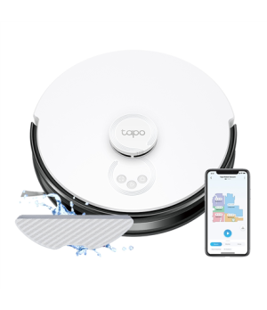 TP-LINK | LiDAR Navigation Robot Vacuum & Mop + Smart Auto-Empty Dock | Tapo RV30 | Wet&Dry | Operating time (max) 300 min | 500