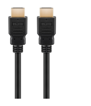 Goobay | Black | HDMI male (type A) | HDMI male (type A) | High Speed HDMI Cable with Ethernet | HDMI to HDMI | 2 m