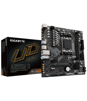 Gigabyte | A620M H 1.0 M/B | Processor family AMD | Processor socket AM5 | DDR5 DIMM | Memory slots 2 | Supported hard disk driv