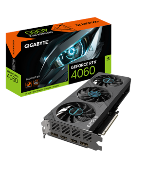 Gigabyte | GV-N4060EAGLE OC-8GD 1.0 | NVIDIA | 8 GB | GeForce RTX 4060 | GDDR6 | HDMI ports quantity 2 | PCI-E 4.0 | Memory cloc