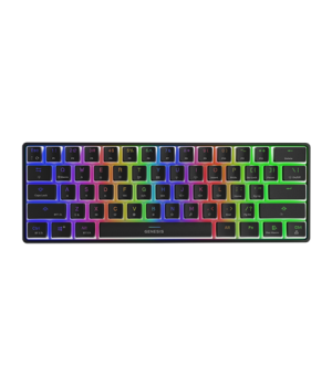 Genesis | THOR 660 RGB | Black | Mechanical Gaming Keyboard | Wireless | RGB LED light | US | Bluetooth | USB Type-C | 588 g | G