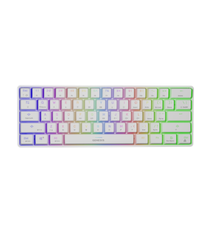 Genesis | THOR 660 RGB | White | Mechanical Gaming Keyboard | Wireless | RGB LED light | US | Bluetooth | USB Type-C | 588 g | G