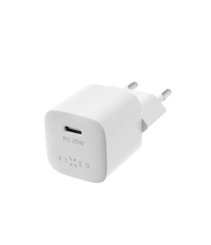 Fixed | Mini USB-C Travel Charger USB-C/Lightning Cable