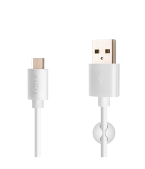 Fixed | Data And Charging Cable With USB/USB-C Connectors | White