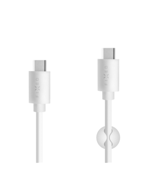 Fixed | Data And Charging Cable With USB-C/USB-C Connectors and PD support | White