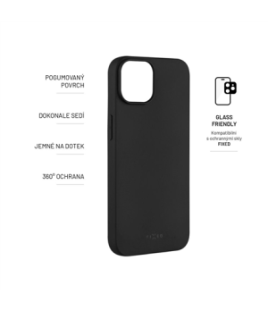 Fixed | Story | Back cover | Apple | iPhone 14 | Rubberized | Black