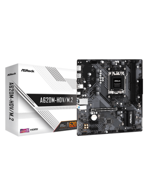 ASRock | A620M-HDV/M.2 | Processor family AMD | Processor socket AM5 | DDR5 DIMM | Memory slots 2 | Supported hard disk drive in