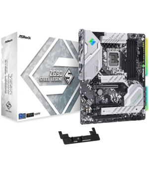 ASRock | Z690 Steel Legend | Processor family Intel | Processor socket LGA1700 | DDR4 DIMM | Memory slots 4 | Supported hard dis