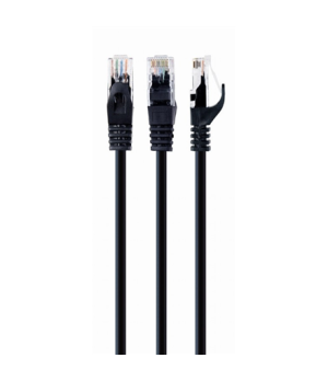 UTP Cat6 | Patch cord | PVC AWG 26 (7 x 0.15 mm wire) | Black | 5 m