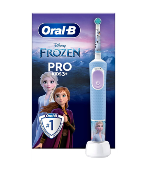 Oral-B | Vitality PRO Kids Frozen | Electric Toothbrush | Rechargeable | For children | Blue | Number of brush heads included 1 