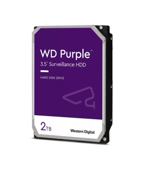 Western Digital | Hard Drive | Purple WD23PURZ | N/A RPM | 2000 GB