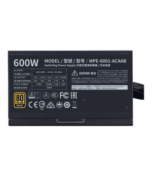 Cooler Master | MWE Bronze V2 A/EU Cable | MPE-6001-ACAAB-EU | 600 W
