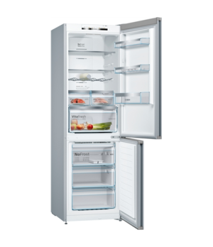 Bosch | KGN36IZEA Series 4 | Refrigerator | Energy efficiency class E | Free standing | Combi | Height 186 cm | No Frost system 