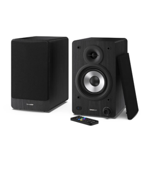 Sharp CP-SS30 Bookshelf Speakers, Black | Sharp | Speakers | CP-SS30(BK) Bookshelf | 60 W | Bluetooth | Black | Wireless connect