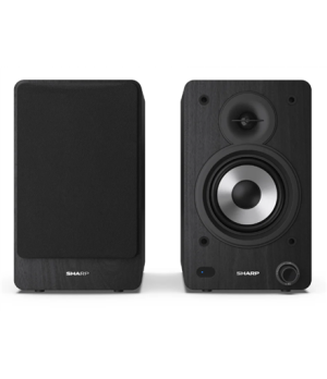 Sharp CP-SS30 Bookshelf Speakers, Black | Sharp | Speakers | CP-SS30(BK) Bookshelf | 60 W | Bluetooth | Black | Wireless connect