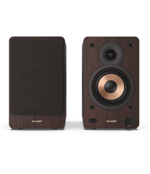 Sharp CP-SS30 Bookshelf Speakers, Brown | Sharp | Speakers | CP-SS30(BR) Bookshelf | 60 W | Bluetooth | Brown | Wireless connect