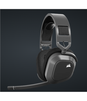 Corsair | Gaming Headset | HS80 Max | Bluetooth | Built-in microphone | Wireless | Steel Gray | Bluetooth | Over-Ear | Wireless