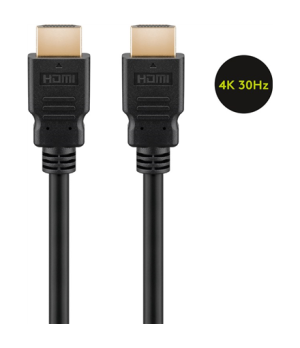 Goobay | High Speed HDMI Cable with Ethernet | Black | HDMI male (type A) | HDMI male (type A) | HDMI to HDMI | 5 m