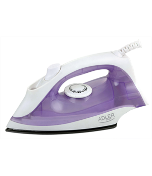 Iron | Adler | AD 5019 | With cord | 1600 W | Water tank capacity 100 ml | Continuous steam 10 g/min | Violet/White