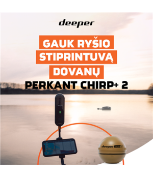 Deeper Smart Sonar CHIRP+2 with Extender (Shore kit) Sonar Sand/Black Wireless