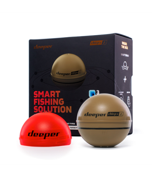 Deeper Smart Sonar CHIRP+2 with Extender (Shore kit) Sonar Sand/Black Wireless