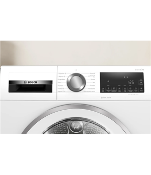 Bosch | WQG233CPSN | Dryer machine with heat pump | Energy efficiency class A+++ | Front loading | 8 kg | LED | Depth 61.3 cm | 