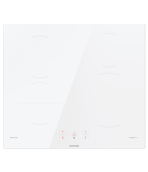 Gorenje | GI6401WSC | Hob | Induction | Number of burners/cooking zones 4 | Touch | Timer | White | Display