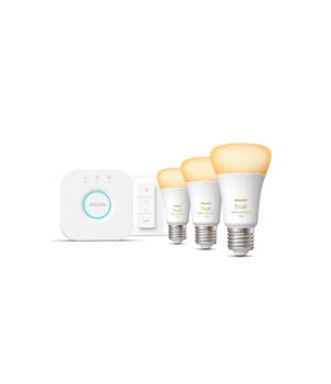 WA Starter Kit 11W A60 E27 3pcs, Bridge, Switch | E27 | 11 W | Warm to cool white 2200-6500K + 16 million colors | Bluetooth and