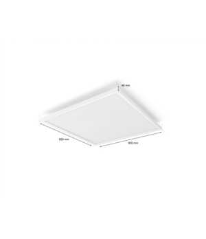 Philips Hue Surimu Square Panel | 100 W | White and colour 2000-6500 Hue White Colour Ambiance | Bluetooth