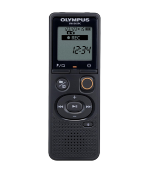 Olympus | Digital Voice Recorder (OM branded) | VN-541PC | Black | Segment display 1.39' | WMA