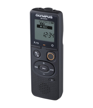 Olympus | Digital Voice Recorder (OM branded) | VN-541PC | Black | Segment display 1.39' | WMA