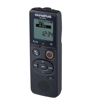 Olympus | Digital Voice Recorder (OM Branded) | VN-540PC | Black | Segment display 1.39' | WMA