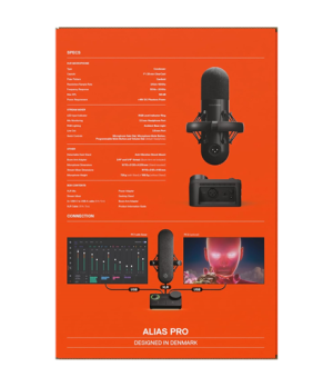 SteelSeries | Gaming Microphone | Alias Pro | Black