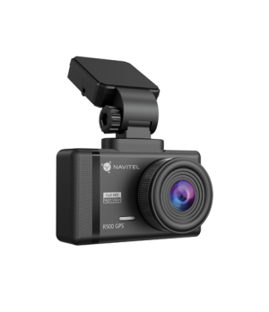 Navitel | Dashcam with high-quality shooting, digital speedometer, and GPS-informer | R500 GPS | IPS display 2.35'' 480х320 | GP