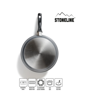 Stoneline Pan 7361 Frying Diameter 28 cm Suitable for induction hob Fixed handle Anthracite