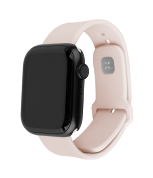 Fixed | Sporty Strap Set for Apple Watch 38/40/41 mm | 160-225 mm | Pink | Silicone