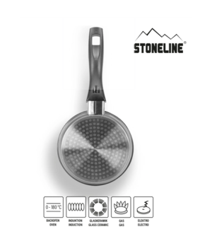 Stoneline | 6753 | Pan | Frying | Diameter 16 cm | Suitable for induction hob | Fixed handle | Anthracite