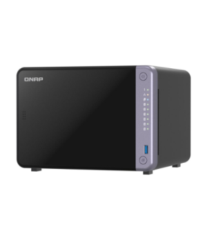 QNAP Cost-effective 6-bay 10GbE NAS | TS-632X-4G | Alpine | AL524 | Processor frequency 2 GHz | 4 GB | DDR4 SODIMM | 120W adapte