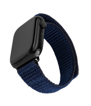 Fixed | Sporty Strap for Apple Watch 38/40/41mm | 160-210 | Dark blue | Nylon