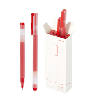 Xiaomi High-capacity Gel Pen, 10-Pack, Red