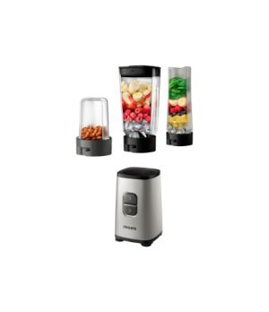 Philips Mini Blender | HR2604/80 Daily Collection | Tabletop | 350 W | Jar material Plastic/Glass | Jar capacity 0.6+0.6 L | Ice