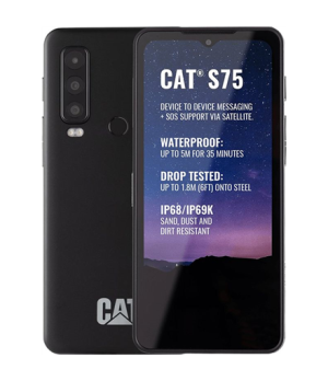 CAT | S75 | Black | 6.6 " | IPS LCD | 1080 x 2408 | Mediatek | Dimensity 930 (6 nm) | Internal RAM 6 GB | 128 GB | microSDXC | S