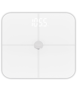 Adler Smart Bathroom Scale | AD 8187 | Maximum weight (capacity) 180 kg | Accuracy 100 g | Body Mass Index (BMI) measuring | Whi