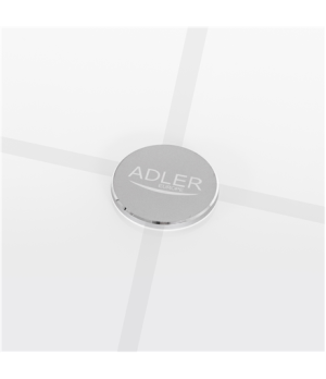 Adler Smart Bathroom Scale | AD 8187 | Maximum weight (capacity) 180 kg | Accuracy 100 g | Body Mass Index (BMI) measuring | Whi